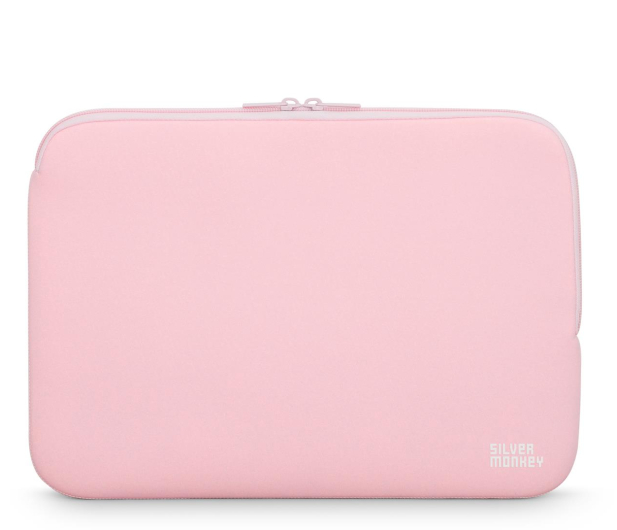 SILVER MONKEY EasySleeve etui na laptopa 14,1" różowe SM-GSLV14-PNK - 608404 - zdjęcie